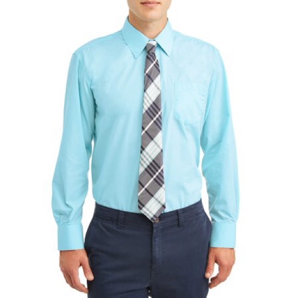 Van Heusen Wrinkle Free Dress Shirt - Picture 1 of 5